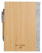 Grove Refillable Bamboo Notebook & Pen-4