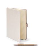 Hemp Journal Notebook & Pen 6" X 8.0125"-3