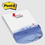 Post-it® Custom Printed Angle Note Pad - (4"x5 3/4") 3 to 4 Colors-1