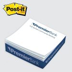 Post-it® Custom Printed Quarter Cube Note Pad(4"x4"x1")-1
