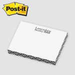 Post-it® Notes Custom Printed Rectangle Cube Note Pad (3"x4"x½")-1