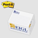 Post-it® Notes Custom Printed Rectangle Full Cube Note Pad (3"x4"x2¾")-1