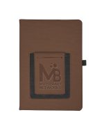 Roma-Journal-Notebook-With-Phone-Pocket-5625-X-825-LG-9386 Roma Journal Notebook With Phone Pocket 5.625" X 8.25"-1