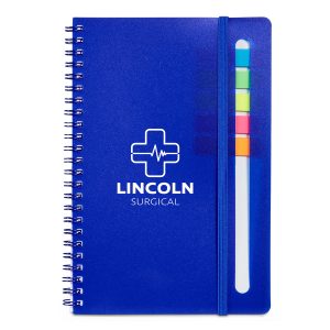 Semester Spiral Notebook With Sticky Flags 6.25" X 8.5"-1