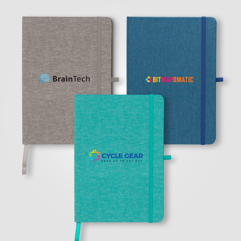 Melville 5.8" x 8.3" RPET Notebook - Full-Color Inkjet-1