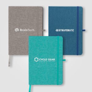 Melville 5.8'' x 8.3'' RPET Notebook - Silkscreen-1