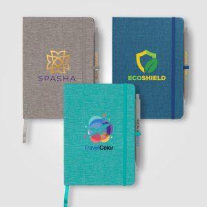 Melville RPET Notebook & Zen Pen Gift Set - Full-Color Inkjet-1