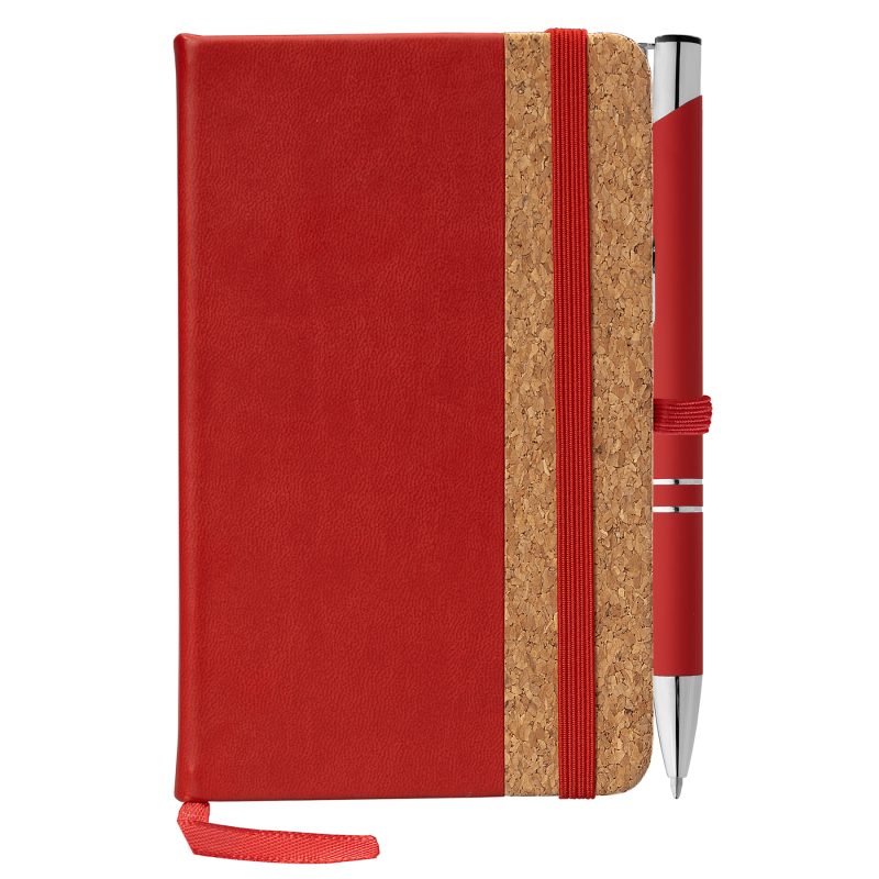 Miller Cork Notebook & Tres-Chic Pen Gift Set - Full-Color Inkjet-4