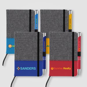 Twain Brights Notebook & Tres-Chic Pen Gift Set - Full-Color Inkjet-1
