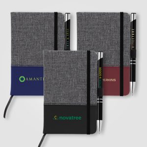Twain Notebook & Tres-Chic Pen Gift Set - Full-Color Inkjet-1
