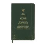 Moleskine® Hard Cover Holiday Notebook and GO Pen Gift Set - Myrtle Green-3