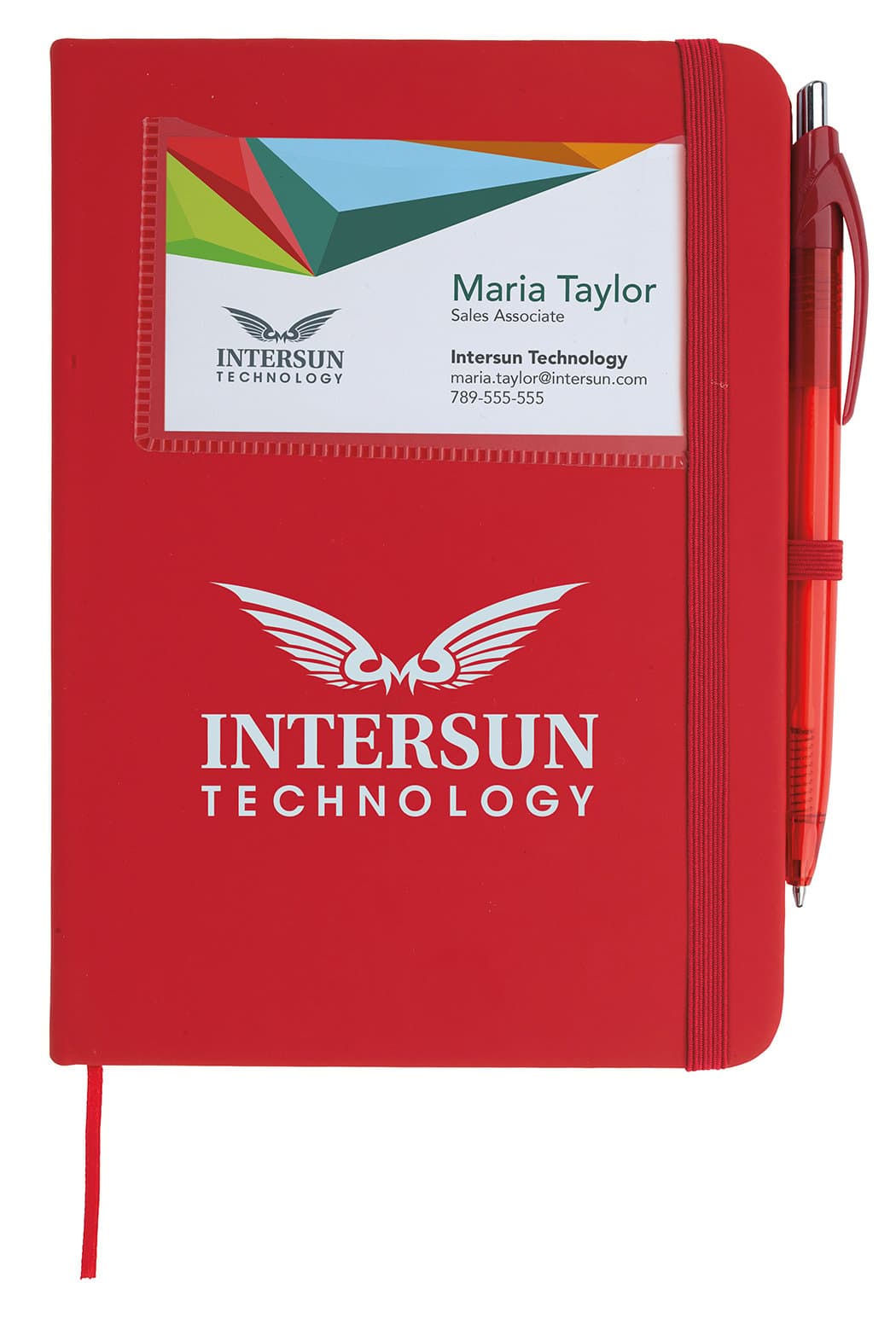 Custom Good Value™ Value Card Pocket Notebook with Element Slim Pen ...