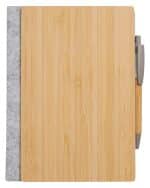 Grove Refillable Bamboo Notebook & Pen-6