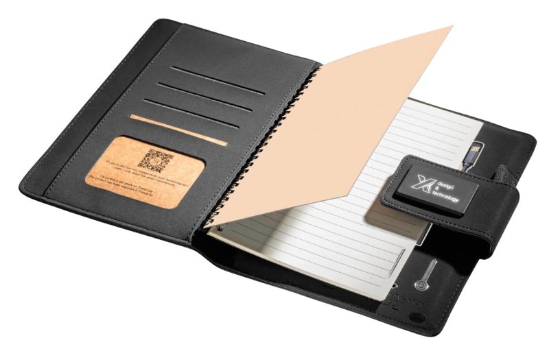 SCX Innovative Design™ Notebook A5 with Power Bank 4000 mAh-2