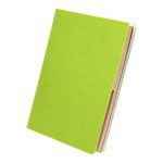 Theo Recycled Pu Notebook With Kraft Paper And Sticky Notes-5