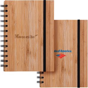 Evergreen Bamboo Notebook w/Recycled Paper-1