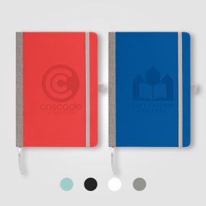 Steinbeck - Recycled Two Tone Hard Cover Notebook - Debossed-1