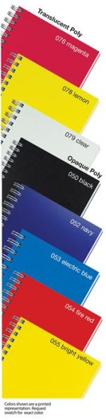 Poly Stenographer Notebook (5 3/8"x 8 ¼")-2