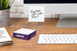 Post-it® Custom Printed Slim Cube Note Pads (3 3/8"x3 3/8"x1/2")-2