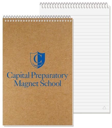 Recycled-Stenographer-Notebook-5-38x-8-¼-RSN1 Recycled Stenographer Notebook (5 3/8"x 8 ¼")-1