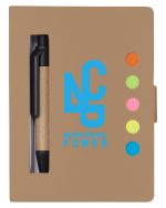 Stowaway Sticky Jotter With Pen-1