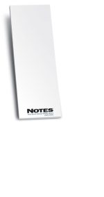 25-Sheet Stik-Withit® Adhesive Notepad (3"x8") Low Quantity-1