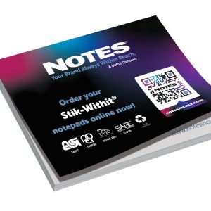 25-Sheet Stik-Withit® Low Quantity Adhesive Notepad (4"x3")-1