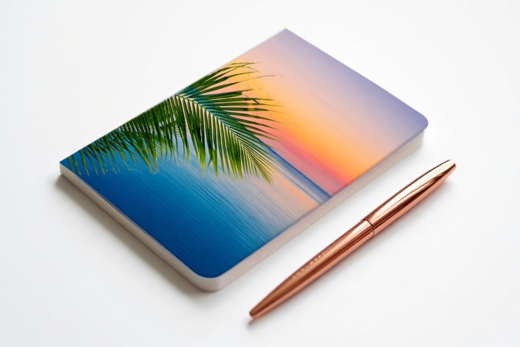 Full color printed notebook