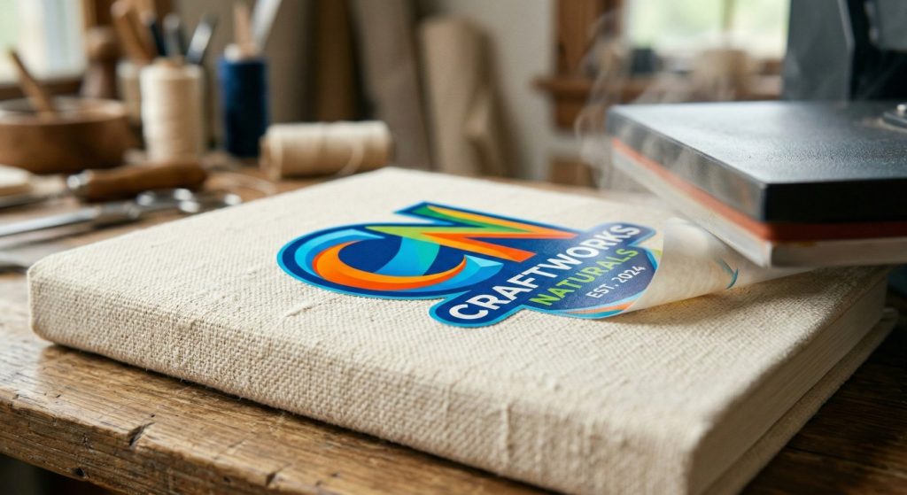 Heat transfer branded notebook