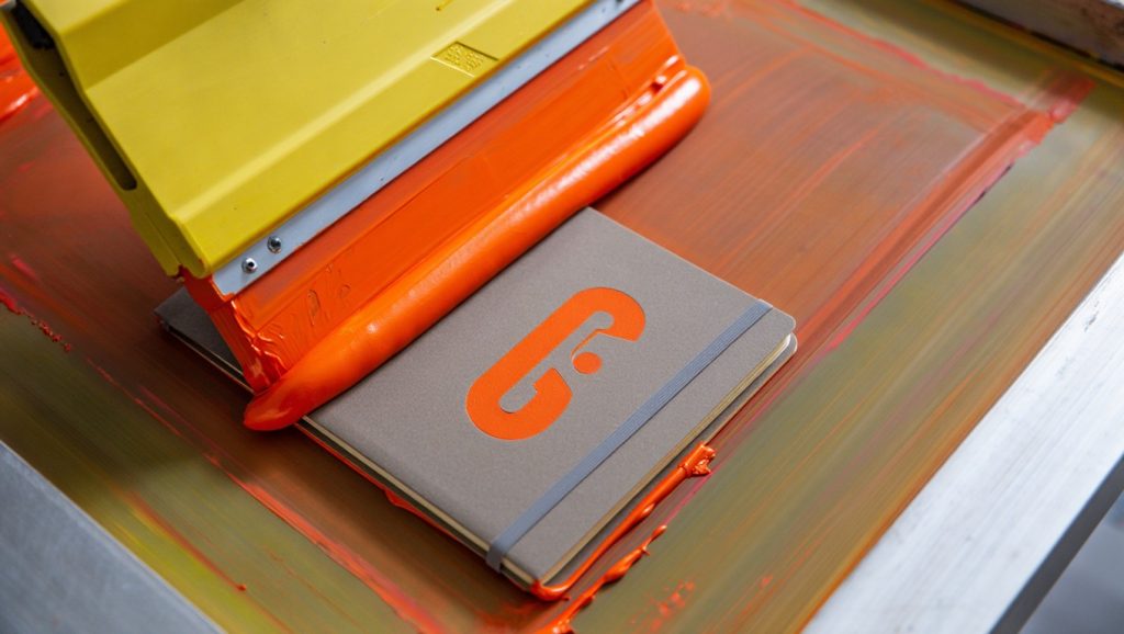 Screen Printing on notebooks