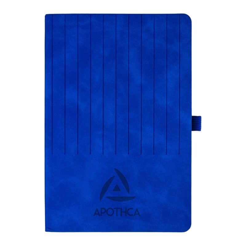 Engraved Striped Watermark Notebook-3