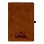Engraved Striped Watermark Notebook-5