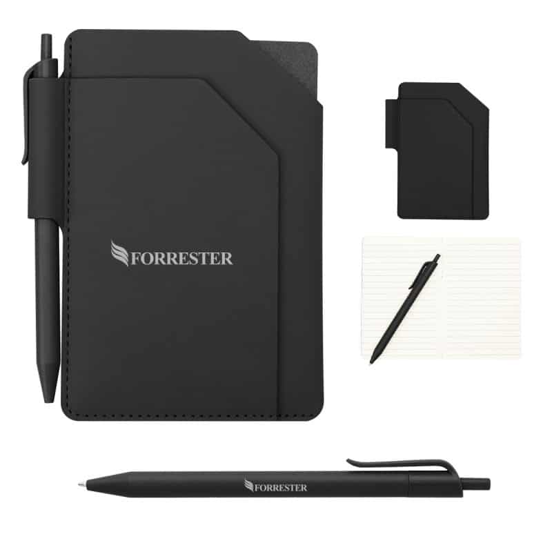 Pinnacle Recycled Jotter With Pen-4