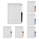 4" X 6" Sewn Paper Cover Notebook with Pen-2