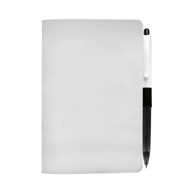4" X 6" Sewn Paper Cover Notebook with Pen-4