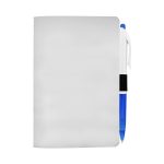 4" X 6" Sewn Paper Cover Notebook with Pen-6