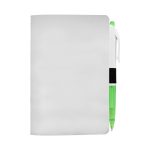 4" X 6" Sewn Paper Cover Notebook with Pen-8