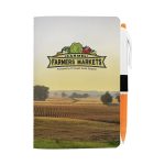 4" X 6" Sewn Paper Cover Notebook with Pen-9