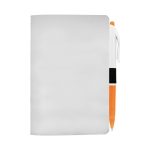 4" X 6" Sewn Paper Cover Notebook with Pen-10