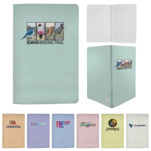 5" x 7" Pastel Sewn Paper Cover Notebook-1