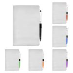 5" x 7" Sewn Paper Cover Notebook with Pen-2