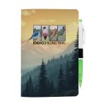5" x 7" Sewn Paper Cover Notebook with Pen-6