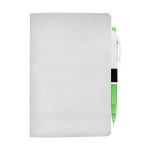 5" x 7" Sewn Paper Cover Notebook with Pen-7