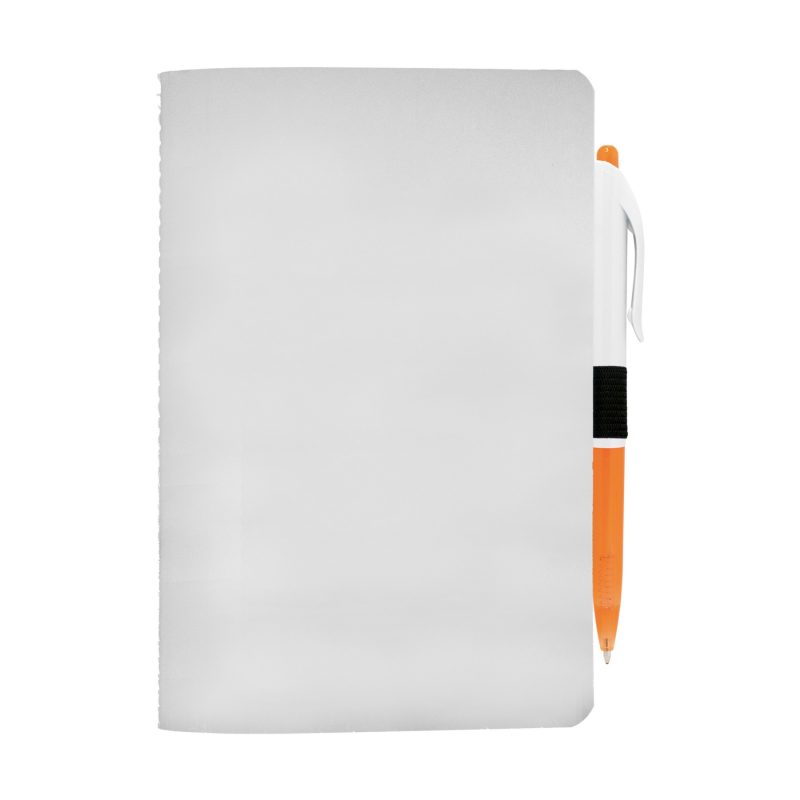 5" x 7" Sewn Paper Cover Notebook with Pen-9