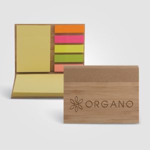 Bamboo Sticky Notepad - Laser-1