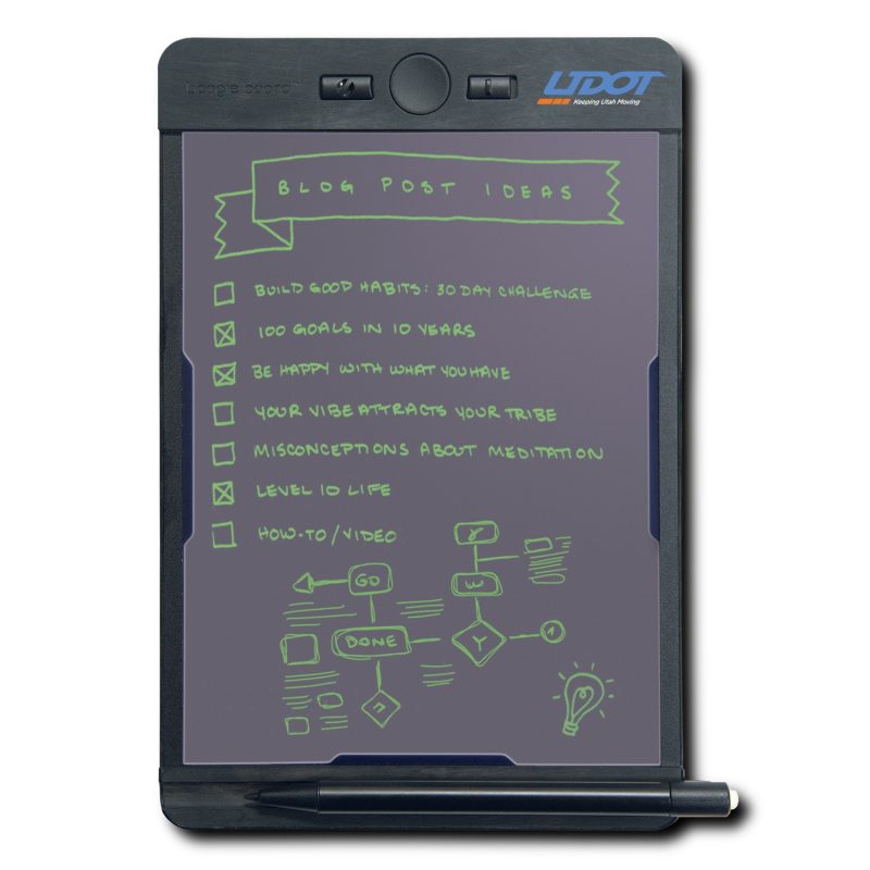 Boogie Board® Blackboard™ Smart Scan Reusable Notebook - Note Size-4