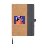Hickory Cork & Recycled PU Notebook-8
