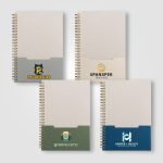 Lino FSC Paper Spiral Binding Vertical Pocket Notebook - A5 - Full-Color Inkjet-1