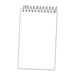SimpliColor 3" x 5" Top-Bound Flip Notepad - Full-Color-2
