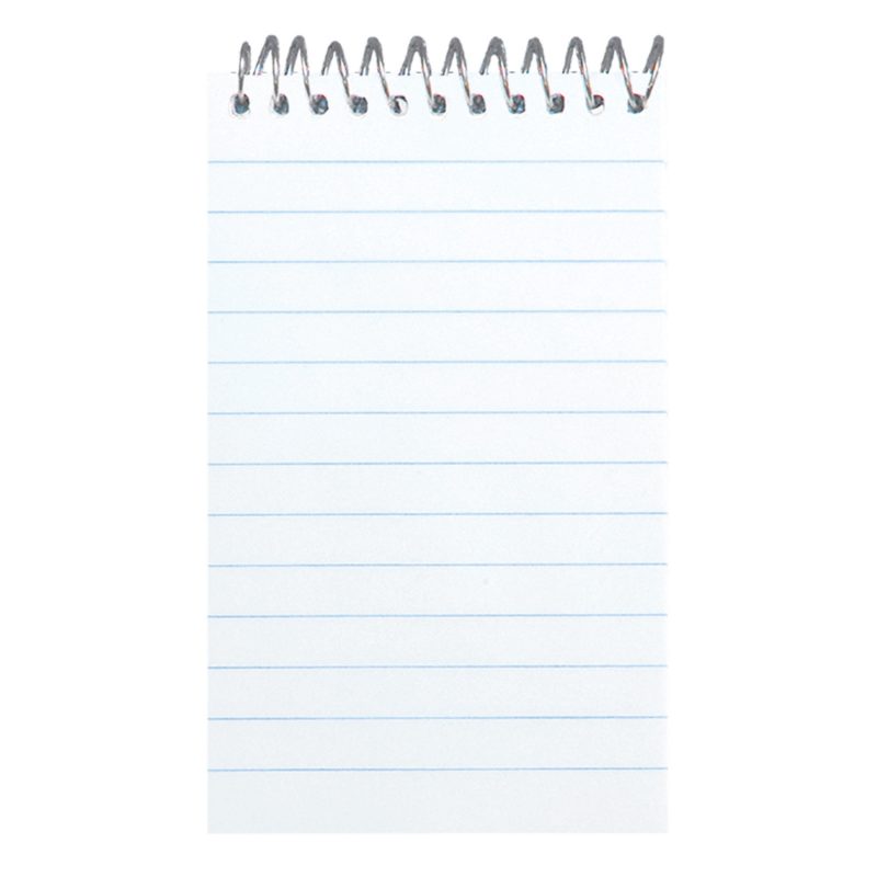 SimpliColor 3" x 5" Top-Bound Flip Notepad - Full-Color-4